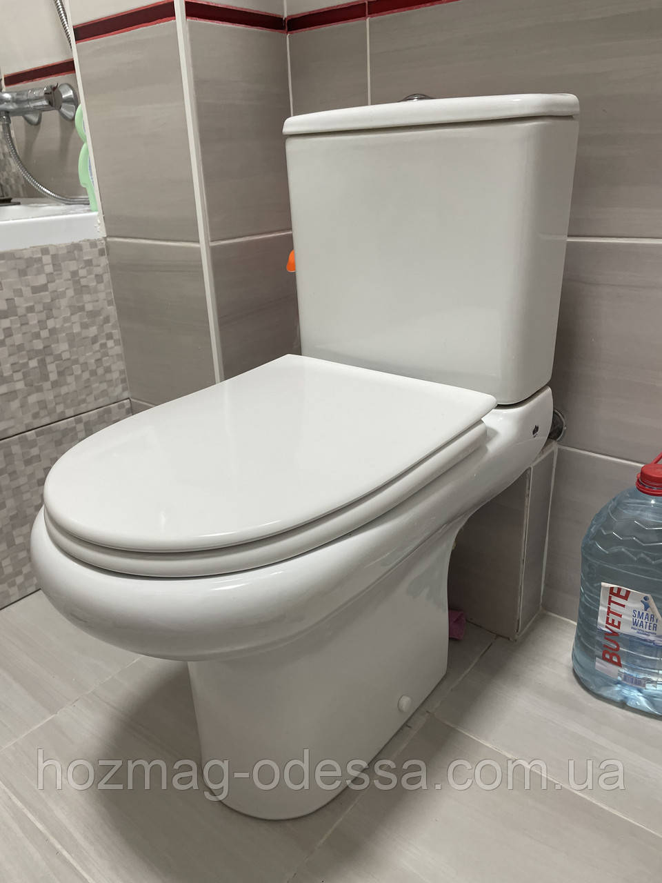 Сидіння біле для унітаза RAK Ceramics. серія Compact. АНАЛОГ! біле, мікроліфт