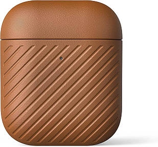Чохол Moment Leather Cognac для AirPods 1 Gen | 2 Gen
