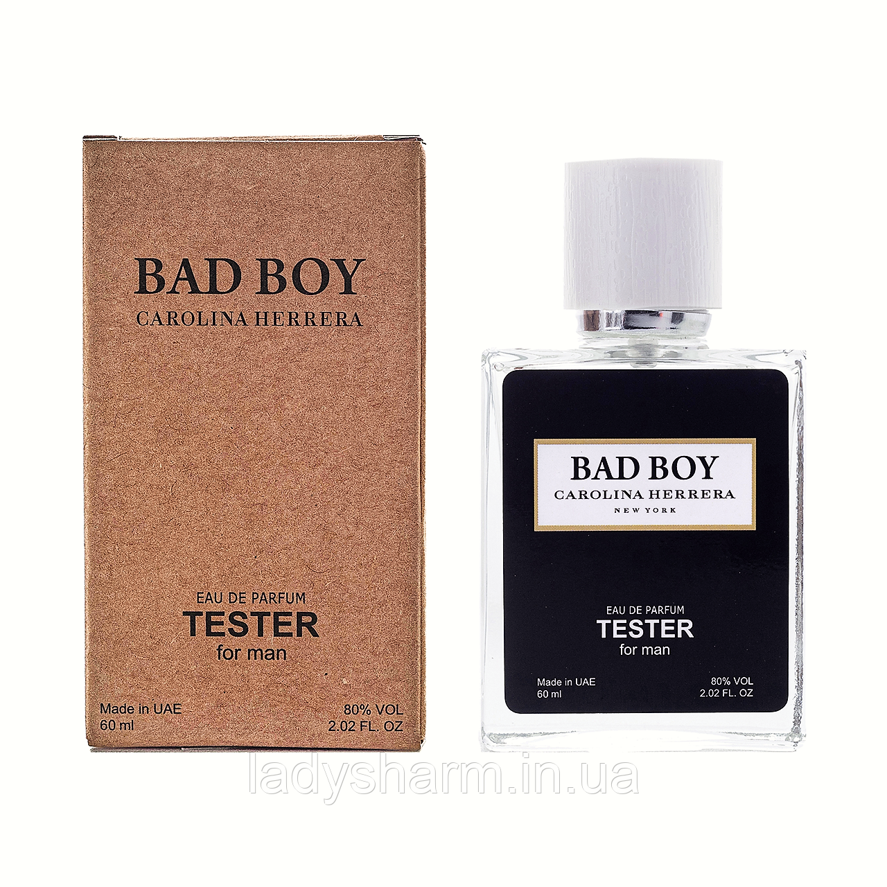 Чоловічий тестер ВІП Carolina Herrera Bad Boy ( Кароліна Херрера Бід Бой) 60 мл, фото 1