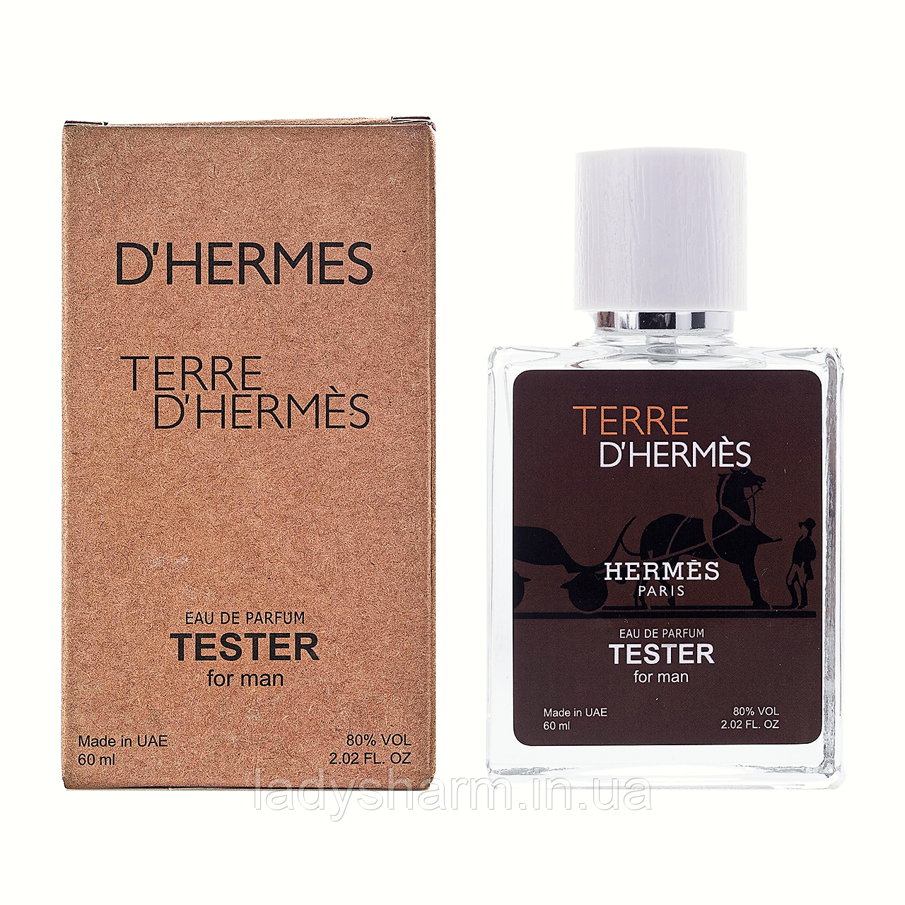 Чоловічий тестер ВІП Hermes Terre d'Hermes ( Гермес Терре Тере Тере) 60 мл, фото 1