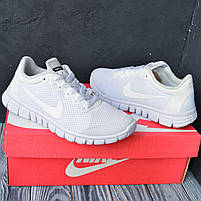Біле жіноче взуття Nike Free Run. Класні літні кросси жіночі Найк Фрі Ран на кожен день., фото 6