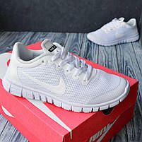 Біле жіноче взуття Nike Free Run. Класні літні кросси жіночі Найк Фрі Ран на кожен день., фото 7