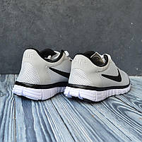 Сіре жіноче взуття Nike Free Run. Стильні літні кросси жіночі Найк Фрі Ран на кожен день., фото 5