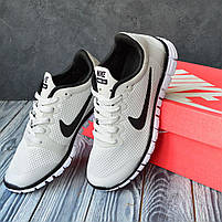 Сіре жіноче взуття Nike Free Run. Стильні літні кросси жіночі Найк Фрі Ран на кожен день., фото 10