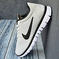 Сіре жіноче взуття Nike Free Run. Стильні літні кросси жіночі Найк Фрі Ран на кожен день., фото 3