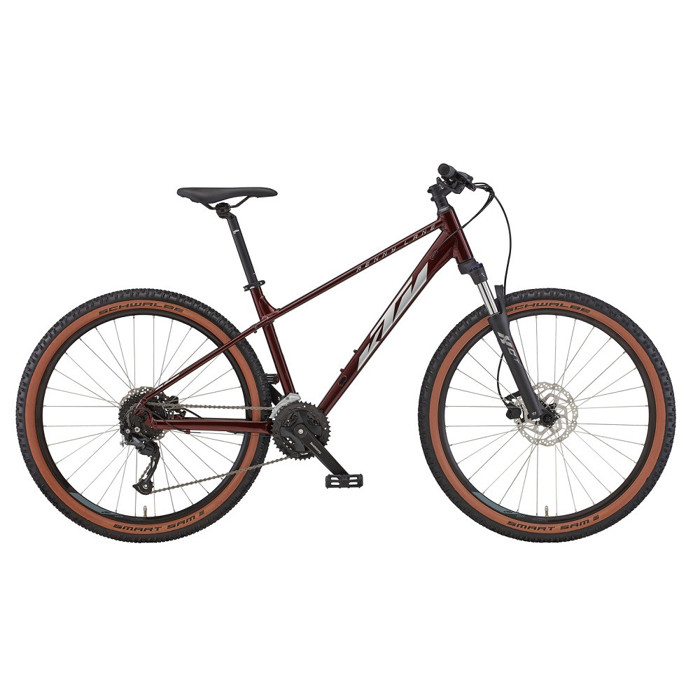 Велосипед KTM PENNY LANE 271 27.5" рама S/38, темно-червоний (сірий), 2022