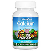 Natures Plus, Animal Parade Calcium (90 таб.), кальций для детей