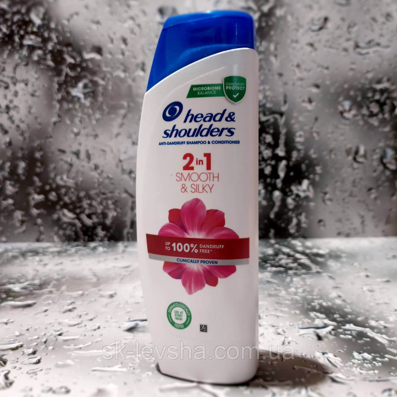 Шампунь та бальзам-ополіскувач Head & Shoulders Гладеньке та шовковисте 2 в 1, проти лупи 360 мл.