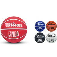 Мини-мяч баскетбольный для дриблинга Wilson NBA Dribbler 6 см (WTB1100PDQNBA)