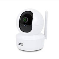 IP-видеокамера поворотная 2 Мп с Wi-Fi ATIS AI-262-3M со встроенным микрофоном и динамиком для системы видеона