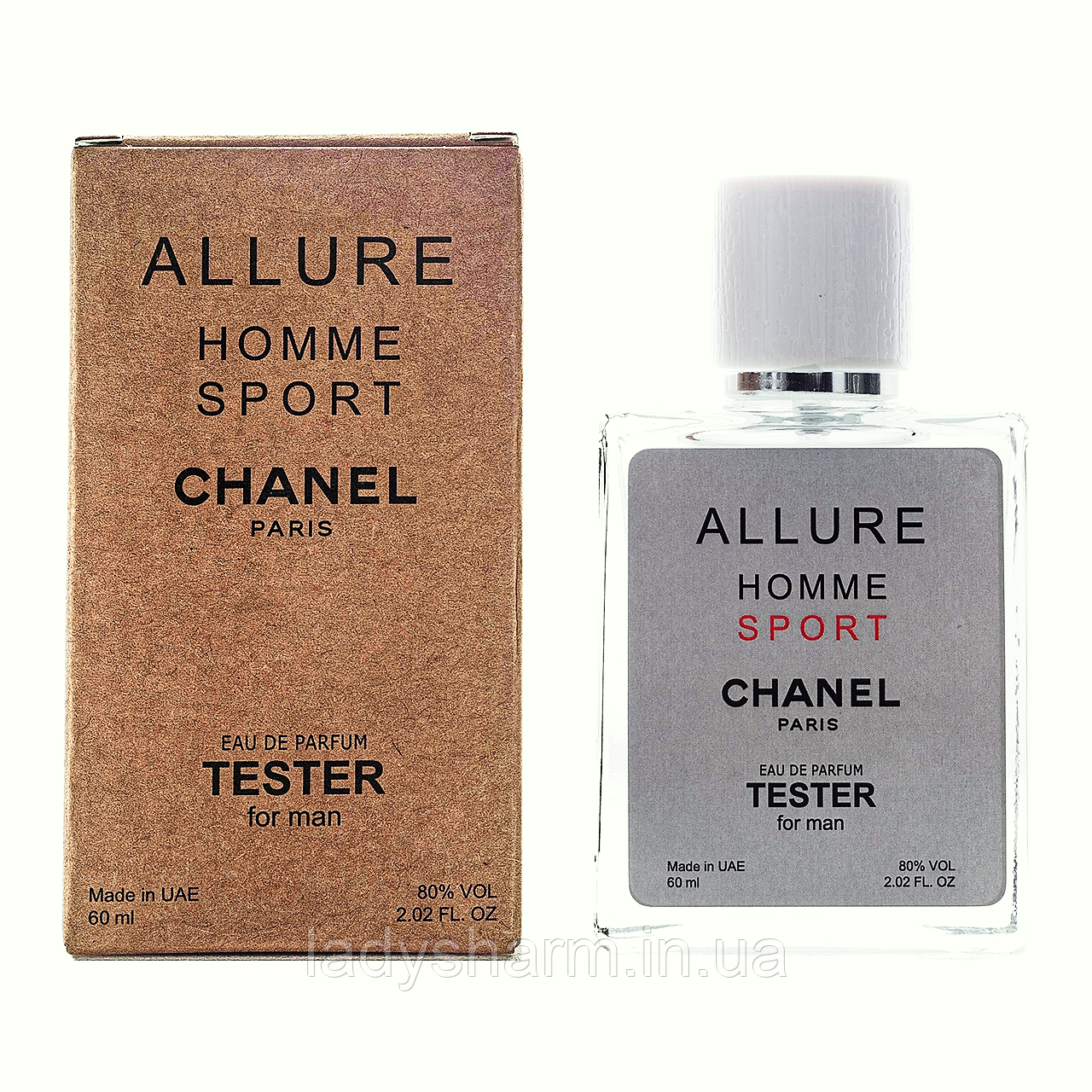 Чоловічий тестер ВІП Chanel Allure homme Sport ( Шанель Аллюр Хом спорт) 60 мл, фото 1