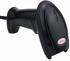 Сканер дротовий 9108(WS) USB image CCD 1D, чорний, ALEO, Арт.41900