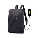 Рюкзак міський NIID UNO Bag з виходом USB Black (3_02260), фото 6