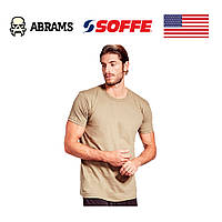 Футболка Soffe 3 Pack - Adult USA Poly Cotton Military Tee Tan (3 шт.)