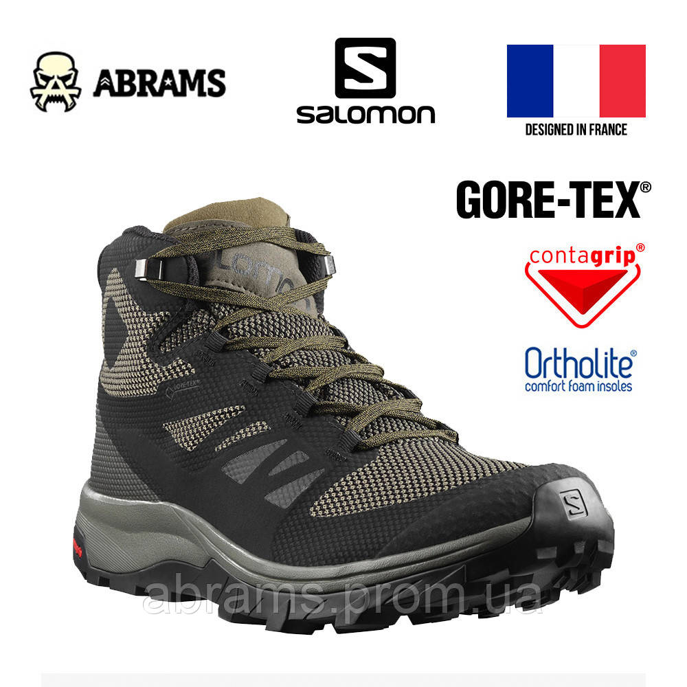 Черевики Salomon OUTline Mid GTX з водонепроникною мембраною Gore-Tex® - фото 1 - id-p1819755407