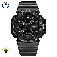 Часы спортивные водонепроницаемые мужские с подсветкой Sanda, противоударные наручные часы