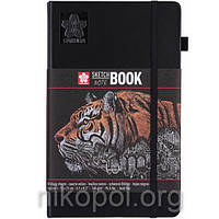 Скетчбук (блокнот для малювання) Sakura Sketch 80 листів А5, чорні листи