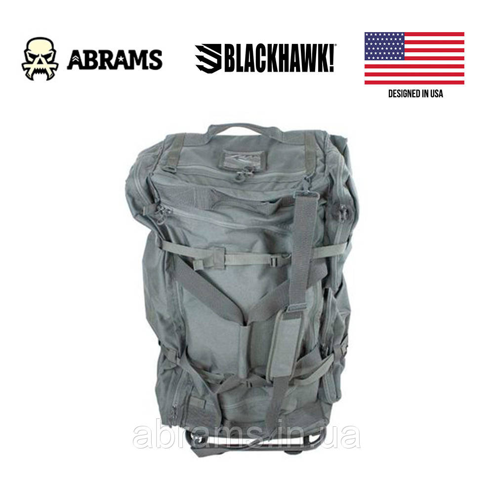 Тактична рамна сумка на колесах Blackhawk Go Box Rolling Load Out Bag Grey