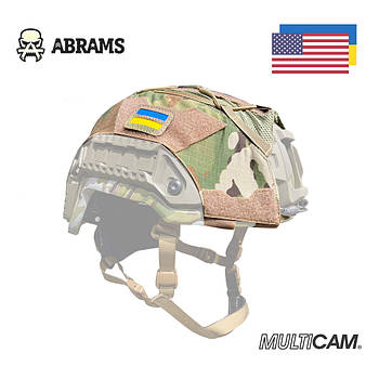 Чохол (кавер) на каску Abrams FAST  ⁇  Multicam / Coyote Velcro (One Size)