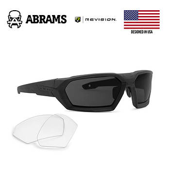 Тактичні балістичні окуляри Revision ShadowStrike Ballistic Sunglasses Military Kit Black (2 лінзи)