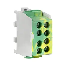 Клемa розподільна MTB 2х25/2х16 з подвійною фіксацією Жовто-зелений