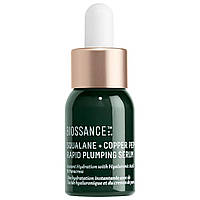 Сыворотка для лица с пептидами меди Biossance Squalane and Copper Peptide Rapid Plumping Serum