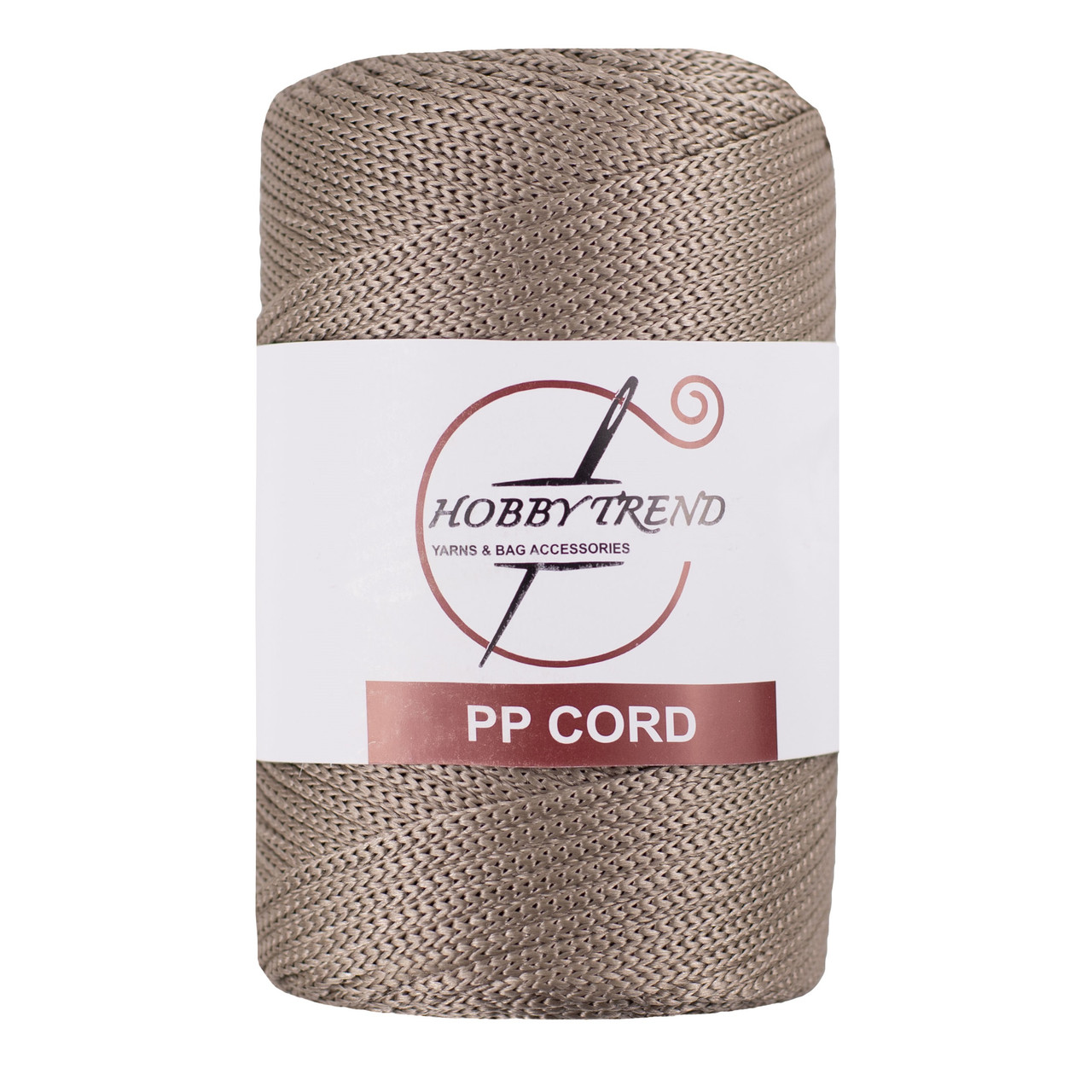 Шнур поліпропіленовий Макраме Hobby Trend. Бронза. 500г, 120м, 5 мм