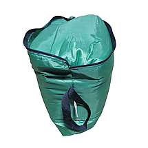 Легкий спальний мішок ковдра для дітей та дорослих, літній, з підголівником, зелений, CHM00450, Україна, фото 4