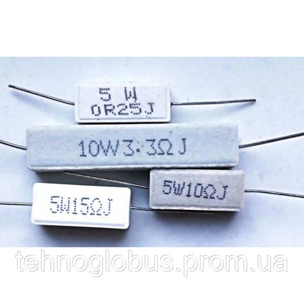 Резистор 5Вт 4,7 Ом - фото 1 - id-p1819483751