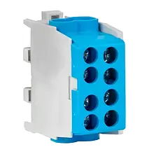 Клема розподільча MTB 2х25/2х16 з подвійною фіксацією Синій