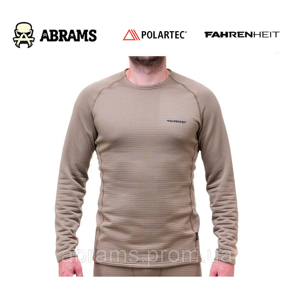 Термобілизна Реглан Polartec Power Grid Fahrenheit Level 2 Khaki