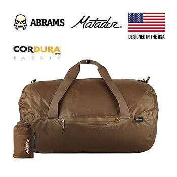 Ультралегка сумка-баул Matador Transit 30L Duffel Bag Coyote Brown