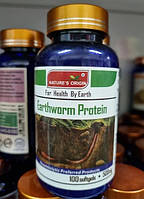 Earthworm Protein (Протеин из дождевого червя) очищение сосудов 100 капсул