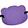 Сидіння туристичне дитяче "ВЕДМЕДИК"  Серце 8 (250x200xмм) фіолетова, фото 2