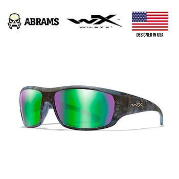 Окуляри балістичні Wiley X OMEGA Polarized Emerald Mirror Kryptek® Neptune™ Frame