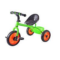 Детский Велосипед трехколесный Bambi TR2101 колеса 10, 8 дюймов Зеленый, World-of-Toys