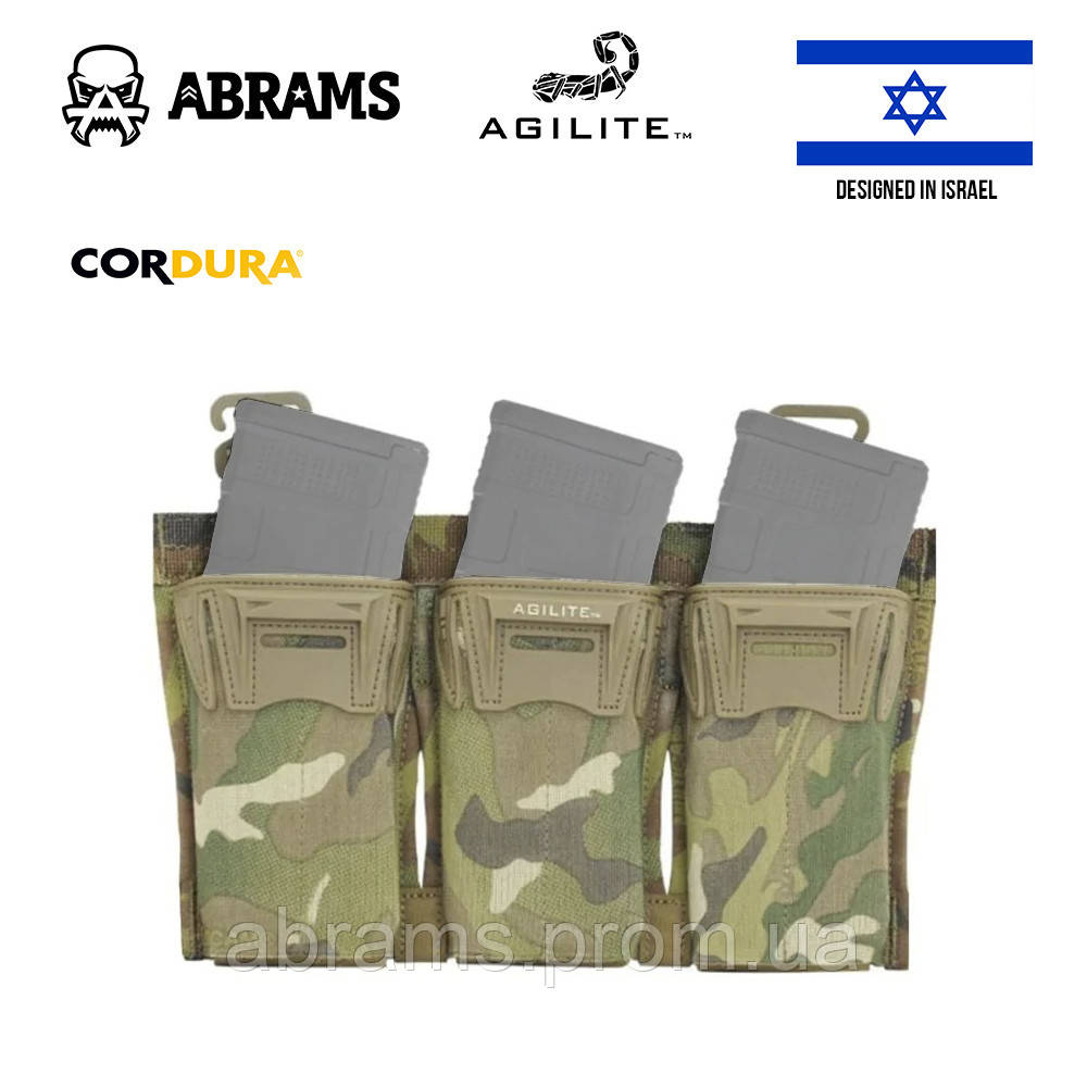 Підсумок для магазинів Agilite Pincer Placard™ Triple Mag Pouch | Multicam