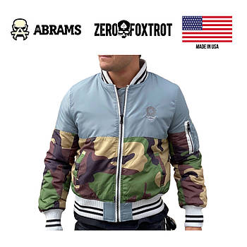 Куртка бомбер Zero Foxtrot Woodland Bomber