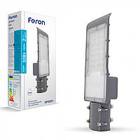 Вуличний LED світильник Feron SP3031 30W IP65 6400K STREET Консольний ліхтар