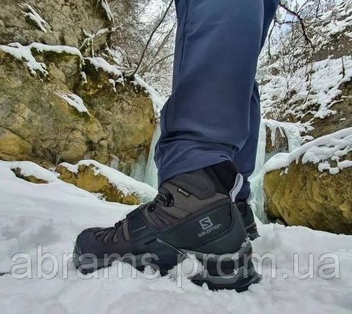 Черевики Salomon Quest 4 GTX з водонепроникною мембраною Gore-Tex® | Magnet/Black/Quarry - фото 7 - id-p1819764028