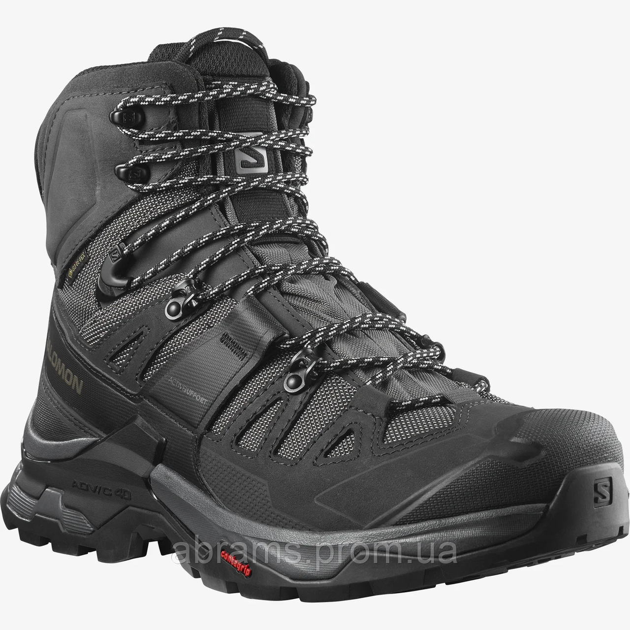 Черевики Salomon Quest 4 GTX з водонепроникною мембраною Gore-Tex® | Magnet/Black/Quarry - фото 4 - id-p1819764028