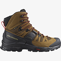 Черевики Salomon Quest 4 GTX з водонепроникною мембраною Gore-Tex® | Rubber/Black/Fiery Red, фото 4