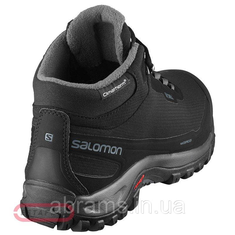 Утеплені черевики зимові Salomon Shelter CS Waterpoof | Black / Ebony / Black - фото 5 - id-p1819761037