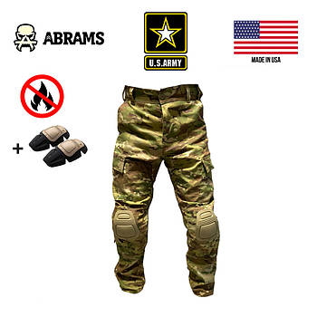 Штани вогнетривкі Army Combat Pants FR Multicam + наколінники Crye Precision Airflex Combat Knee Pads