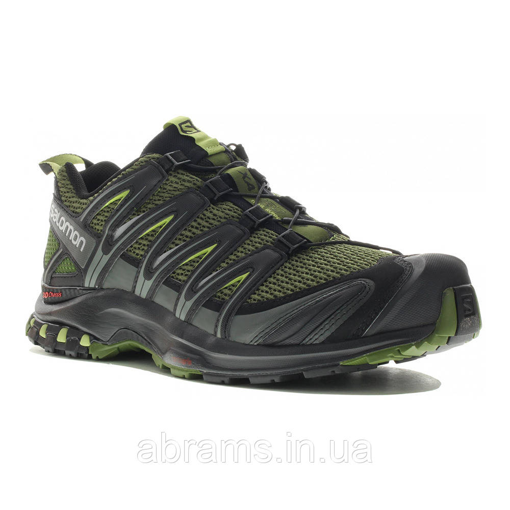 Трекінгові кросівки Salomon XA PRO 3D Chive / Black / Beluga, розмір US 9, устілка 27 см. - фото 2 - id-p1819730662