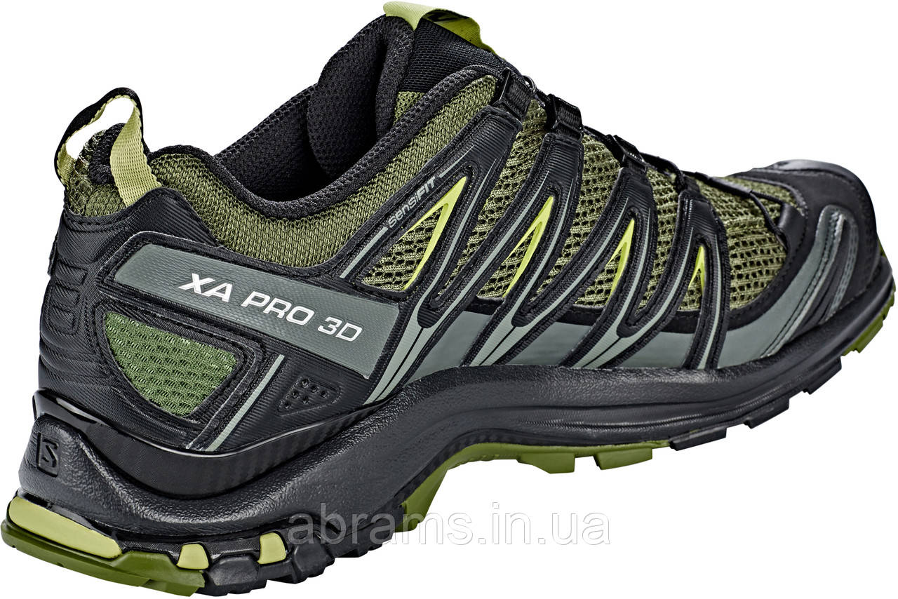 Трекінгові кросівки Salomon XA PRO 3D Chive / Black / Beluga, розмір US 9, устілка 27 см. - фото 7 - id-p1819730662