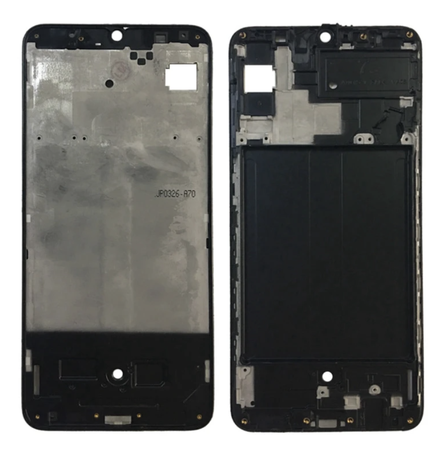 Рамка кріплення дисплея Samsung A705F Galaxy A70 2019, чорна, фото 1