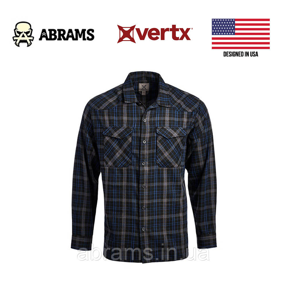 Сорочка фланельова Vertx Canyon Valley Flannel Shirt  ⁇  River Shade Plaid