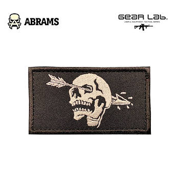 Патч GearLab Arrow Skull  ⁇  Black/White