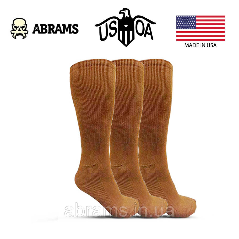 Шкарпетки антимікробні USOA | Coyote (три пари)